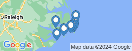 mapa de operadores de pesca en Hatteras