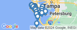 mapa de operadores de pesca en St Pete Beach