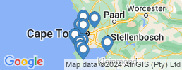 map of fishing charters in Cape Town