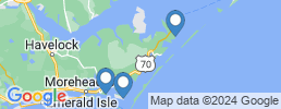 mapa de operadores de pesca en Cape Lookout
