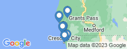 map of fishing charters in Brookings