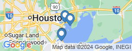 map of fishing charters in Baytown