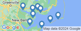 map of fishing charters in Swan Quarter