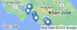 map of fishing charters in Jacó