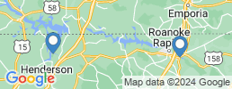 map of fishing charters in Roanoke Rapids