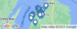 mapa de operadores de pesca en Traverse City