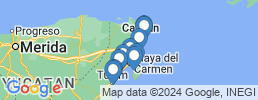 map of fishing charters in Playa Del Carmen