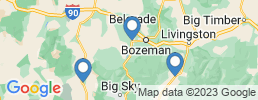 map of fishing charters in Bozeman