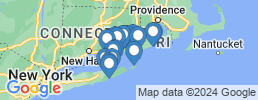 map of fishing charters in Montauk
