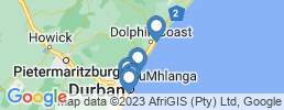 map of fishing charters in Durban