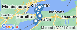map of fishing charters in Niagara Falls
