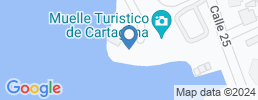 mapa de operadores de pesca en Cartagena de Indias