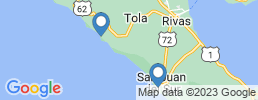 map of fishing charters in San Juan Del Sur