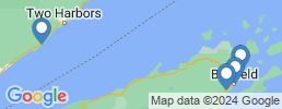 map of fishing charters in Silver Bay
