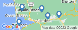 map of fishing charters in Ocean Shores
