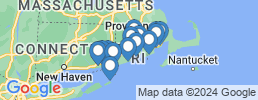 map of fishing charters in South Kingstown