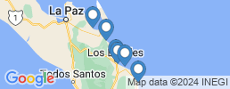 map of fishing charters in Los Barriles