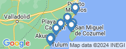 map of fishing charters in Cozumel