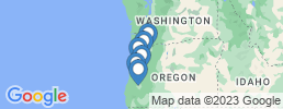 map of fishing charters in Willamette River