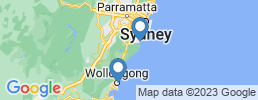 map of fishing charters in Wollongong