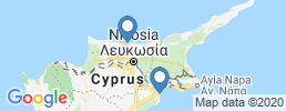 mapa de operadores de pesca en Kyrenia