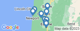 map of fishing charters in Corvallis