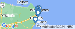 mapa de operadores de pesca en Isla Mujeres