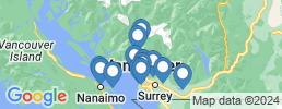 map of fishing charters in Vancouver