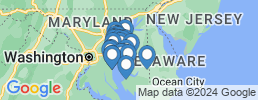 map of fishing charters in St. Michaels