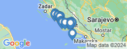 mapa de operadores de pesca en Primošten