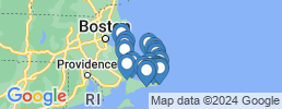 map of fishing charters in Provincetown
