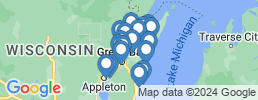 map of fishing charters in Green Bay