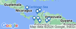 map of fishing charters in Colombia