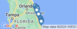 map of fishing charters in Indian River Lagoon
