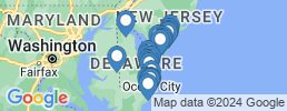 mapa de operadores de pesca en Lewes