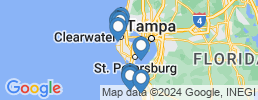 map of fishing charters in Tampa Bay