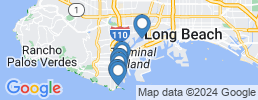 map of fishing charters in San Pedro