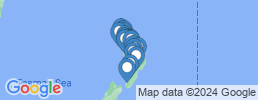 mapa de operadores de pesca en North Island