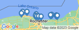 mapa de operadores de pesca en Rochester