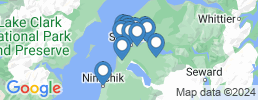 mapa de operadores de pesca en Kasilof