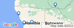 map of fishing charters in Namibia