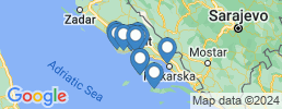 map of fishing charters in Omiš