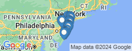 map of fishing charters in Lacey Township