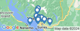 map of fishing charters in North Vancouver