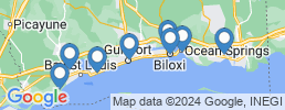 mapa de operadores de pesca en Biloxi