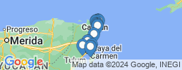 mapa de operadores de pesca en Puerto Morelos