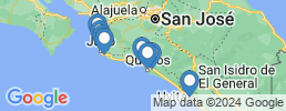 map of fishing charters in Quepos