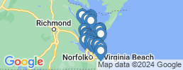 map of fishing charters in Poquoson
