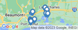 map of fishing charters in Hackberry
