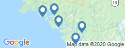 Karte der Angebote in Kyuquot Sound